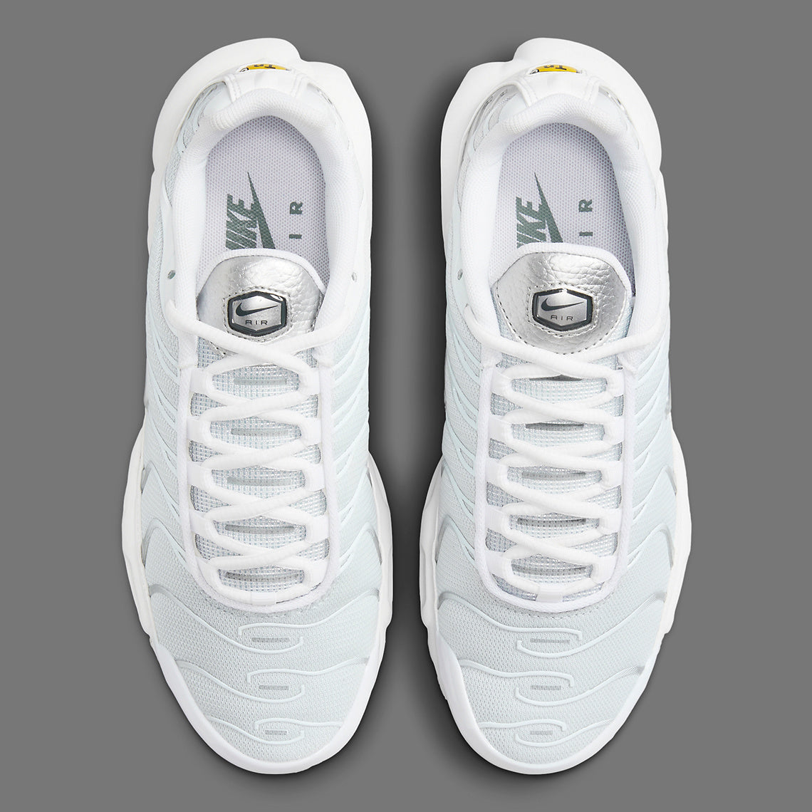 NIKE AIR MAX PLUS TN BLACK AND SILVER