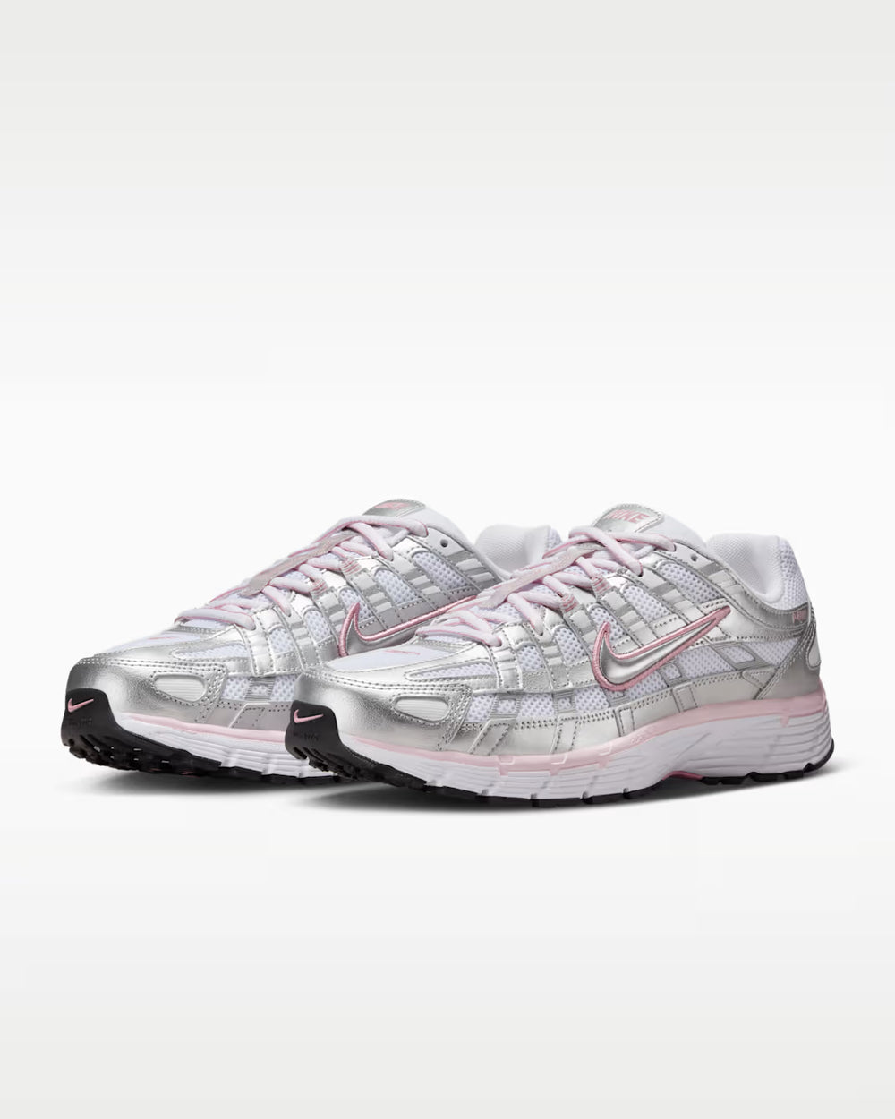 Nike P-6000 White Elemental Pink Metallic Silver BV1021-108