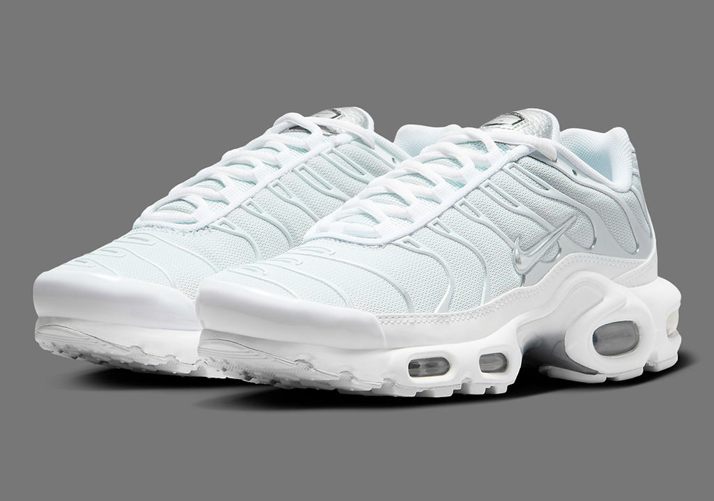 NIKE AIR MAX PLUS TN BLACK AND SILVER
