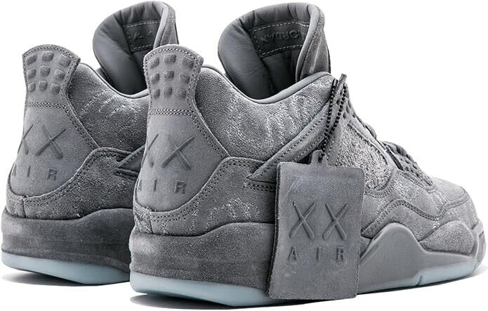 NIKE JORDAN 4 RETRO GREY KAWS