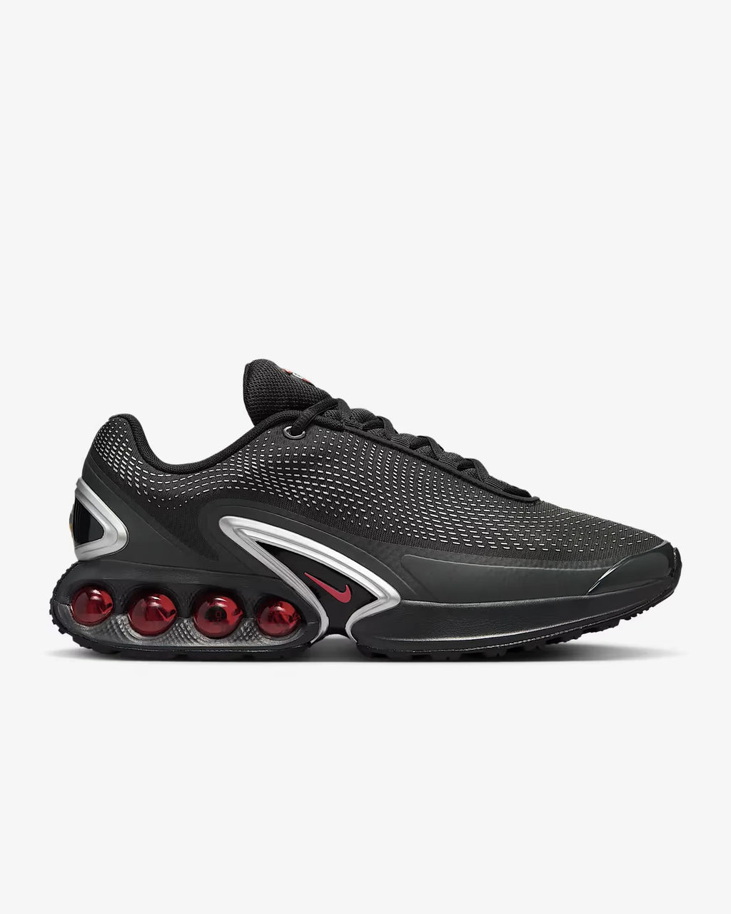 Nike Air Max DN Black Metallic Silver University Red'