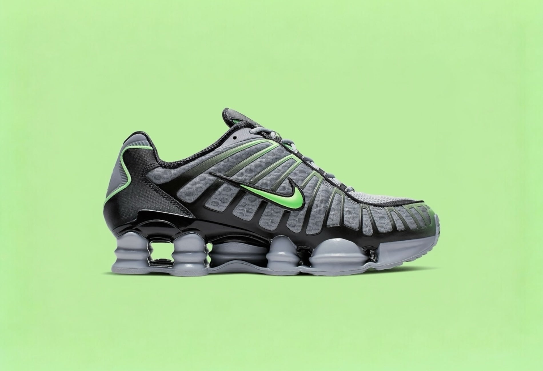 NIKE SHOX TL WOLF GREY LIME