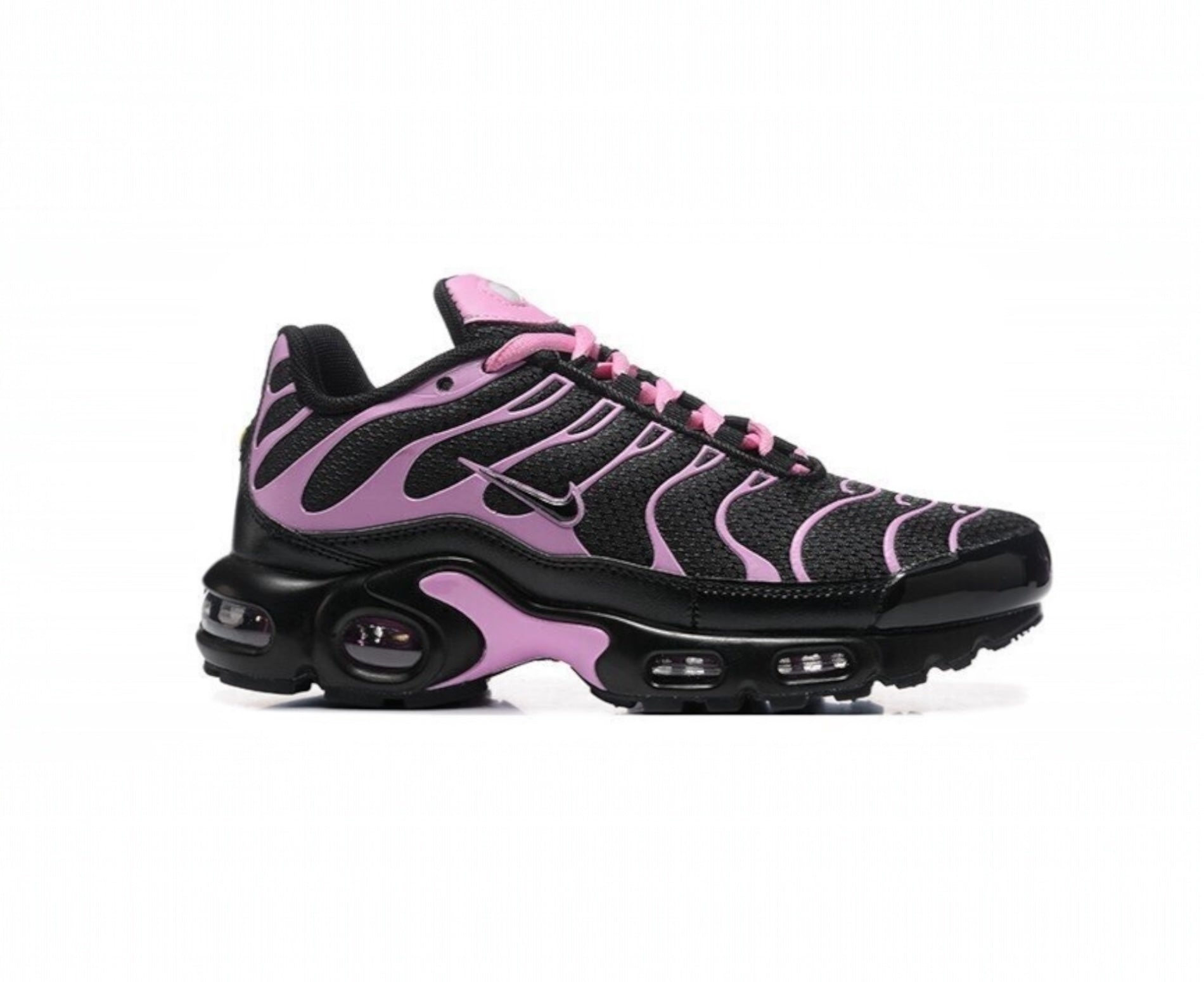 NIKE AIR MAX PLUS TN BLACK AND PINK