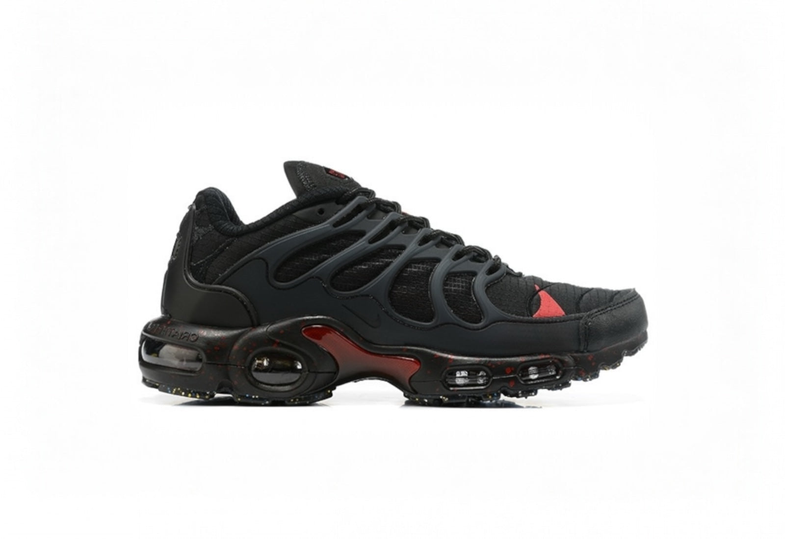 NIKE AIR MAX PLUS TN TERRASCAPE BLACK AND RED