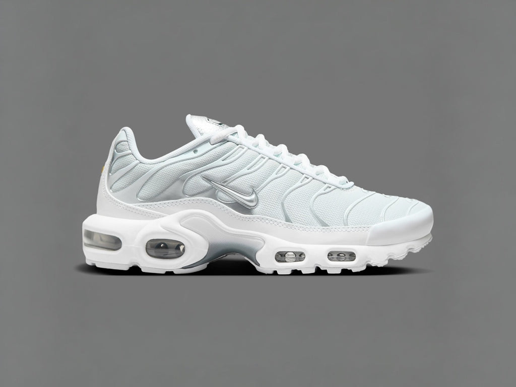 NIKE AIR MAX PLUS TN BLACK AND SILVER