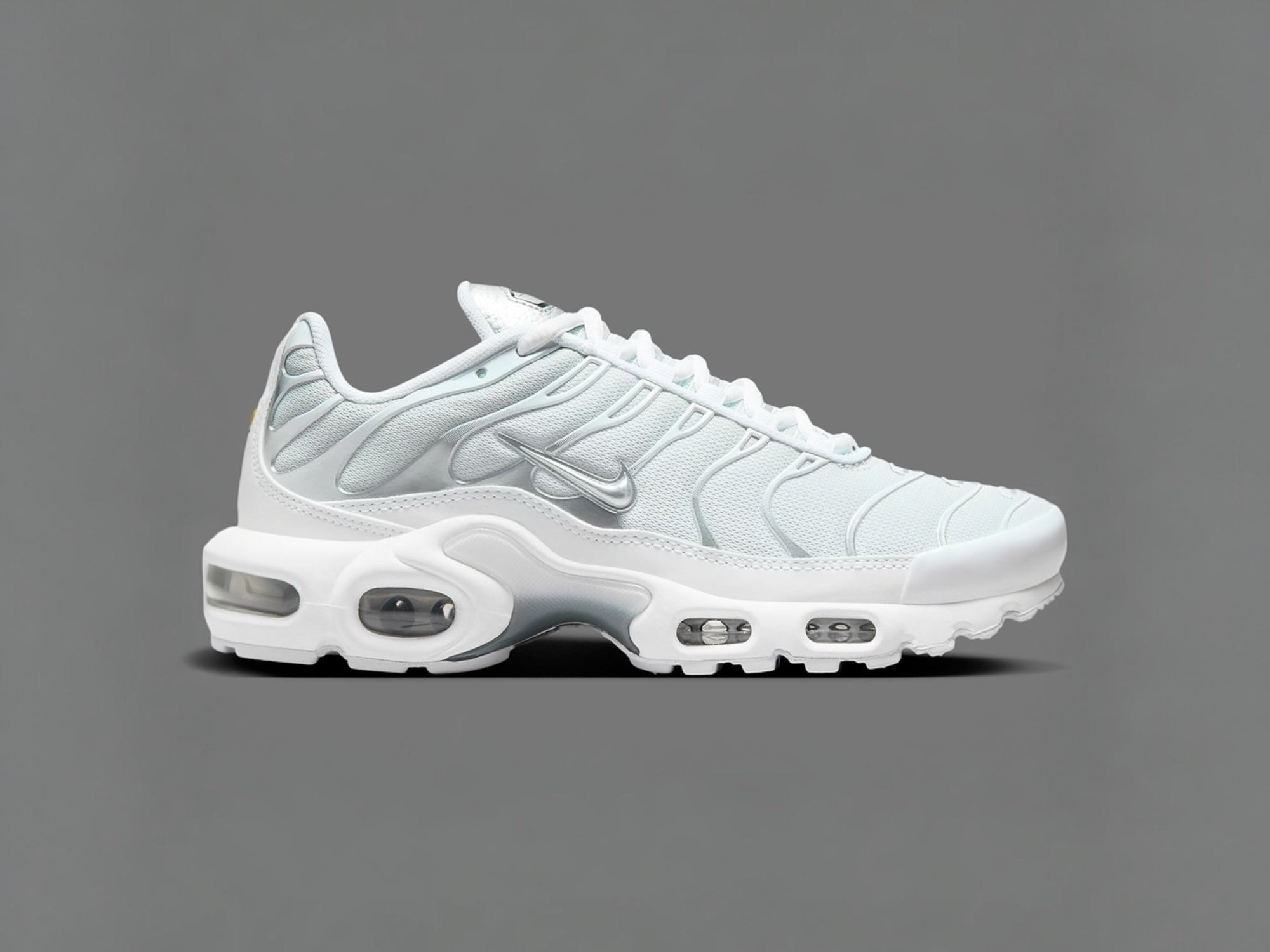 NIKE AIR MAX PLUS TN BLACK AND SILVER