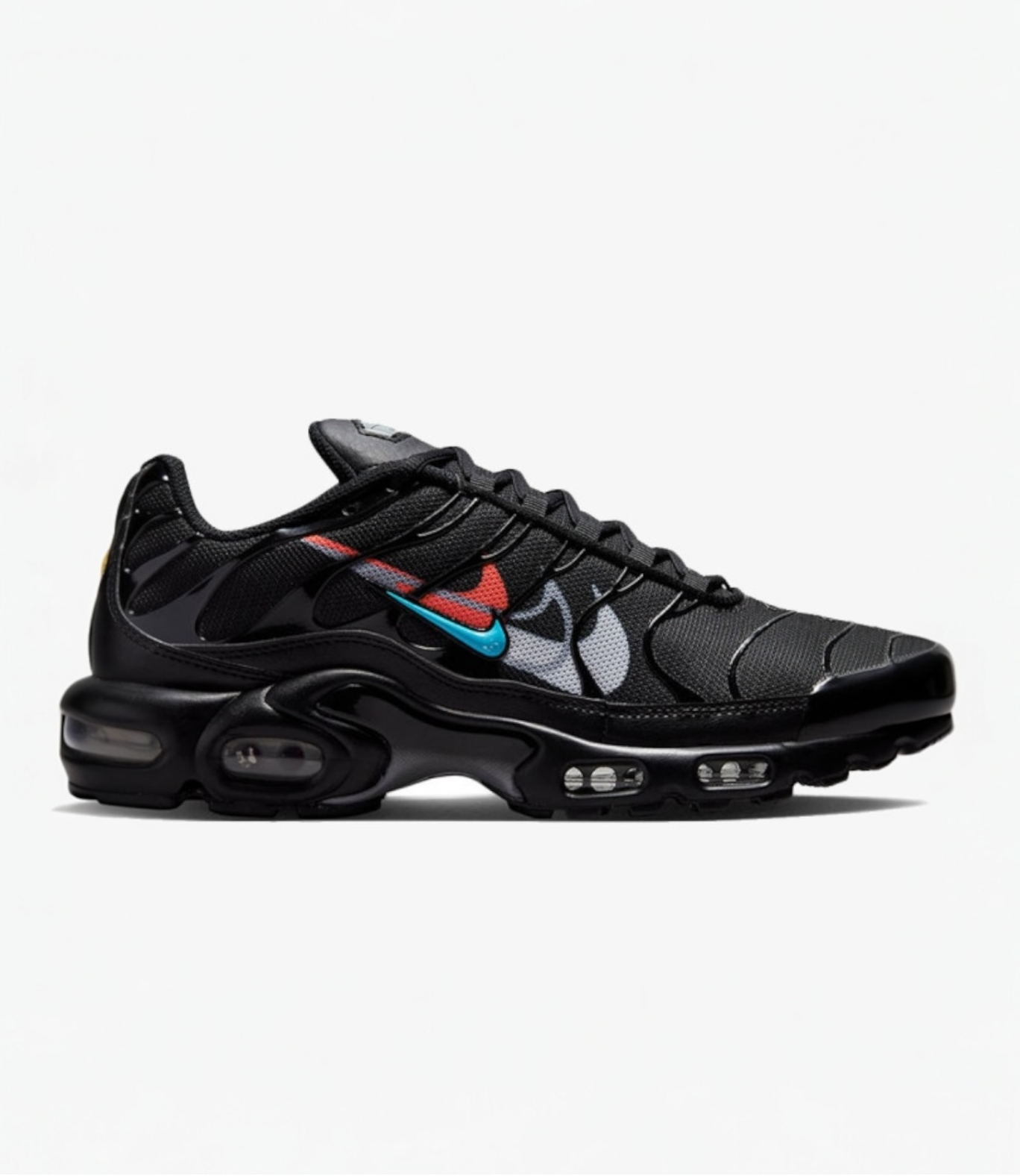 Nike Air Max Plus "Multi Swoosh Black/Bright Crimson"