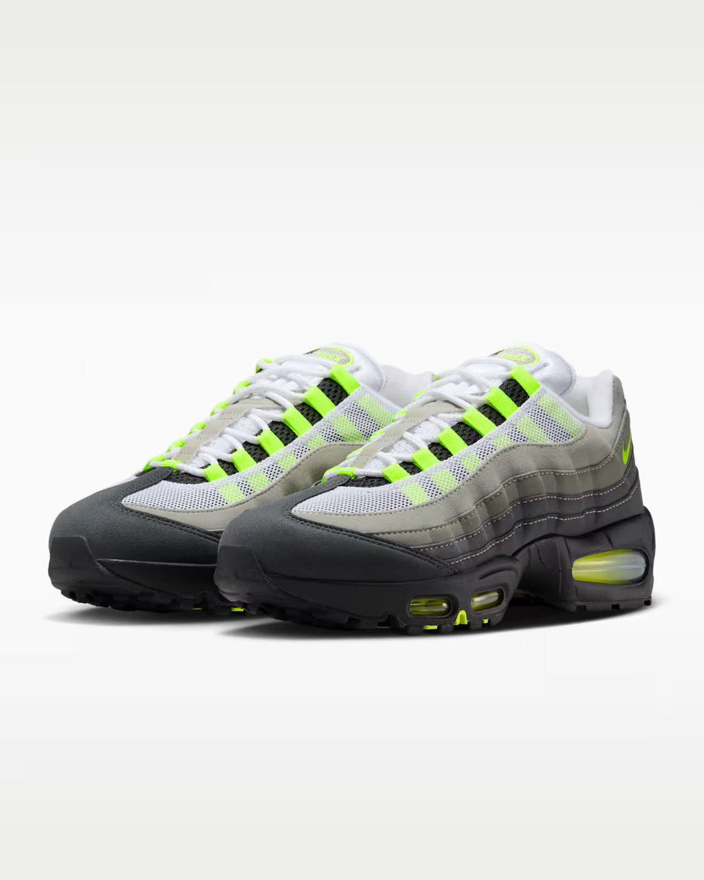 NIKE AIR MAX 95 OG Black And Neon Yellow-Lt Graphite IO9926-001 Nike