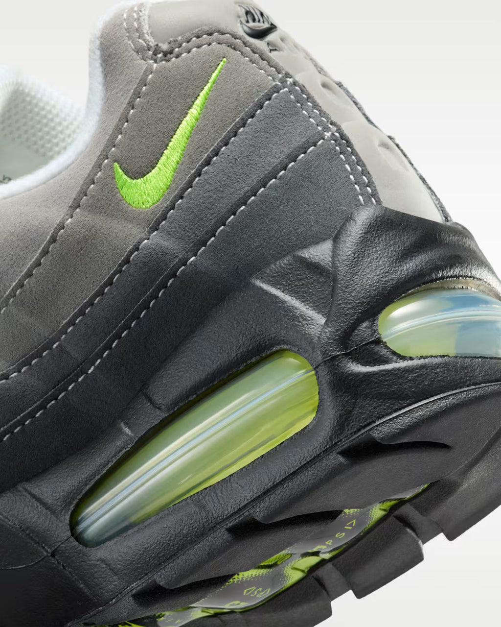 NIKE AIR MAX 95 OG Black And Neon Yellow-Lt Graphite IO9926-001 Nike