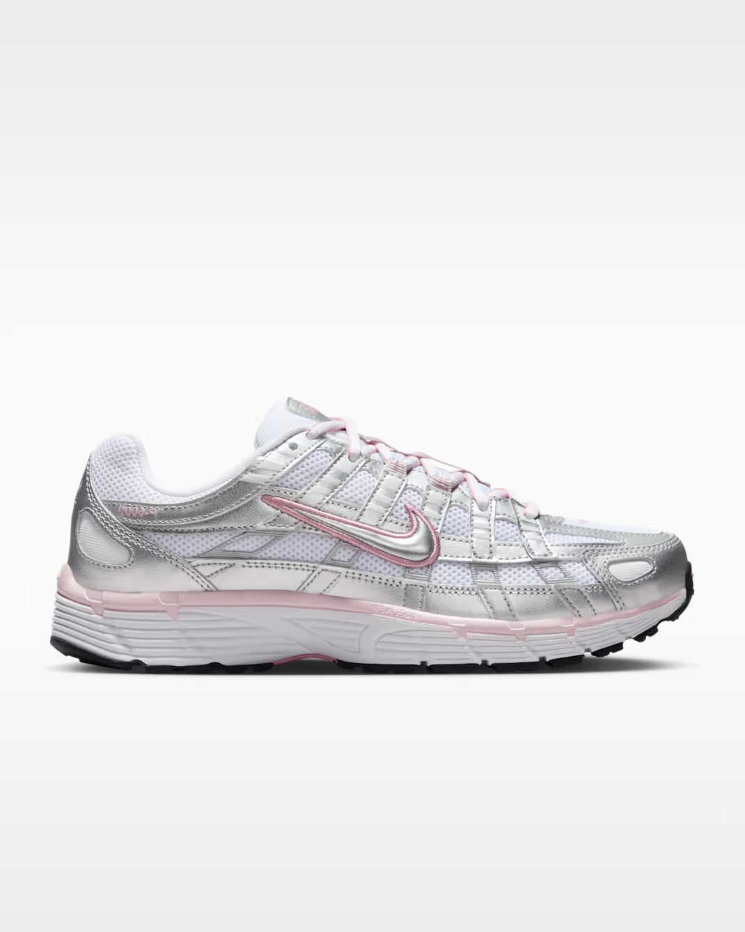 Nike P-6000 White Elemental Pink Metallic Silver BV1021-108 Nike