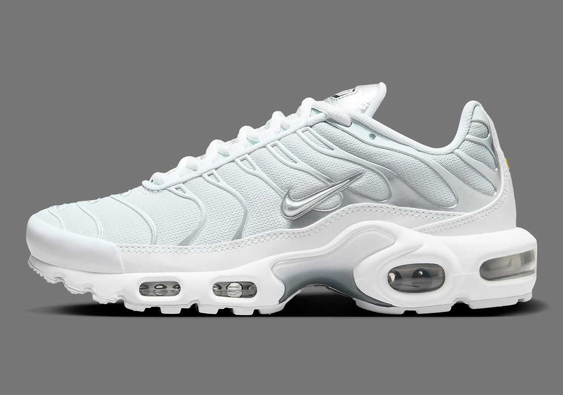 NIKE AIR MAX PLUS TN BLACK AND SILVER