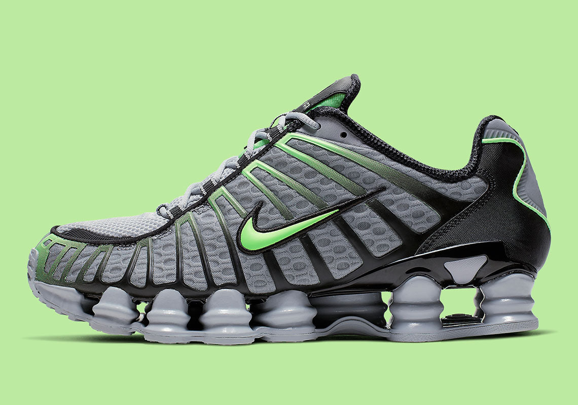NIKE SHOX TL WOLF GREY LIME