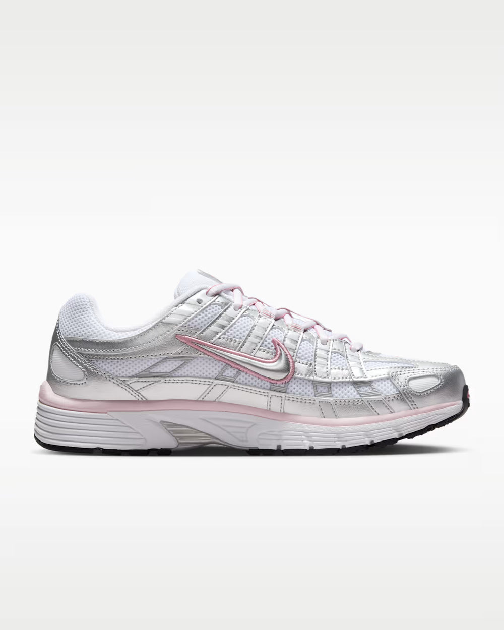 Nike P-6000 White Elemental Pink Metallic Silver BV1021-108