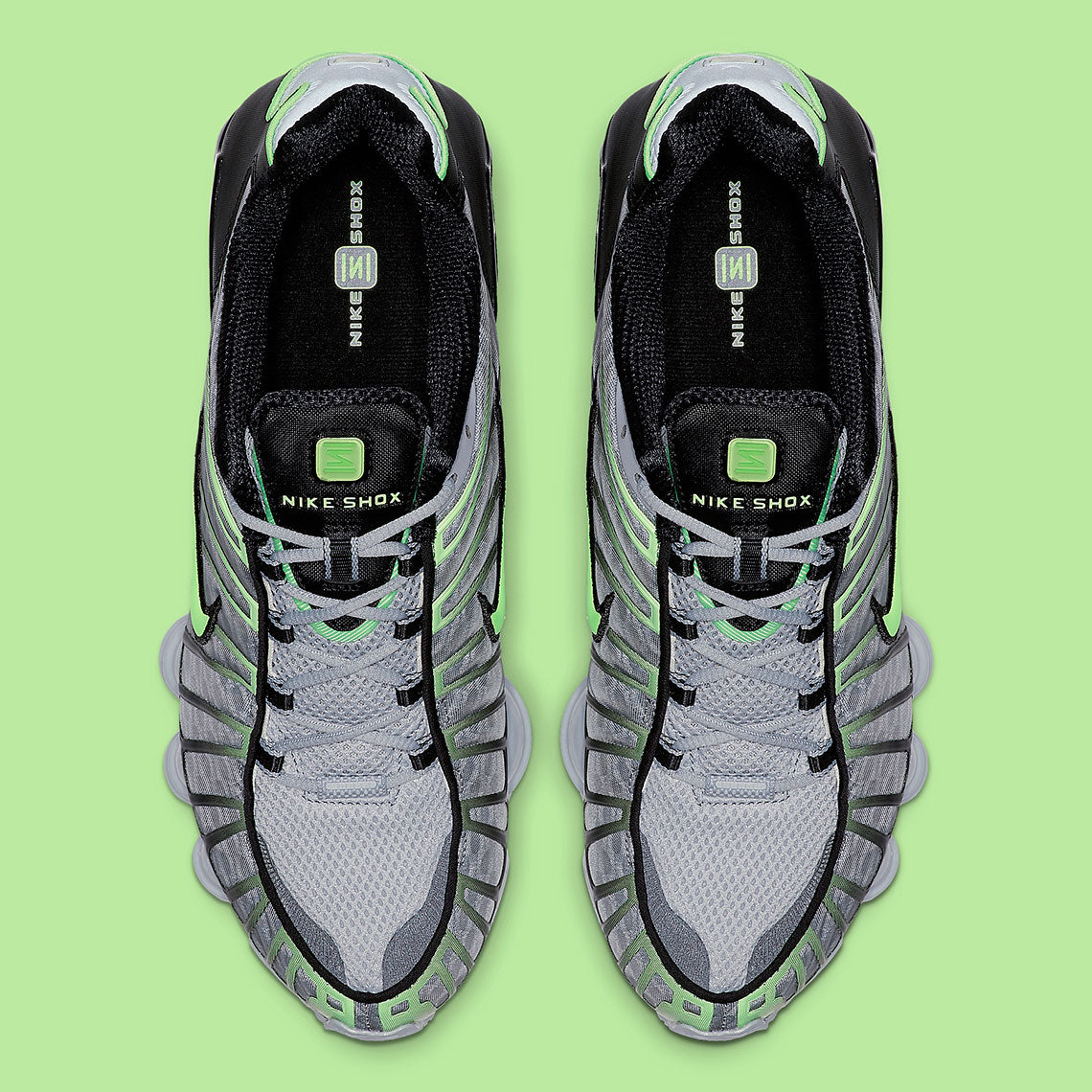 NIKE SHOX TL WOLF GREY LIME