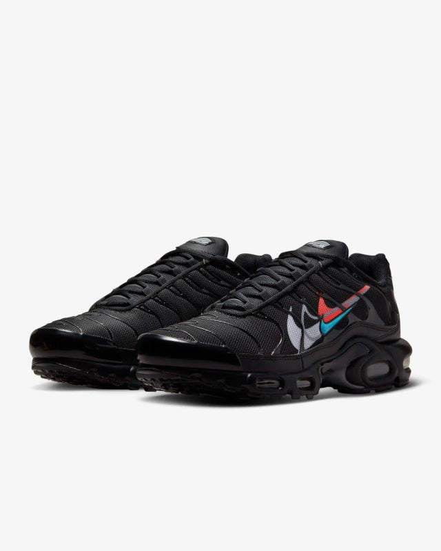 Nike Air Max Plus "Multi Swoosh Black/Bright Crimson"