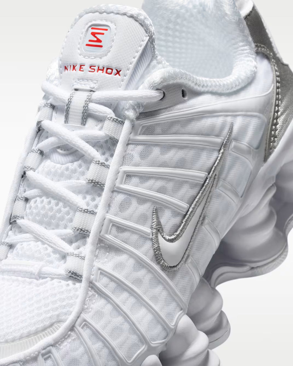 Nike Shox TL "White & Metallic Silver" AV3595-100 Nike