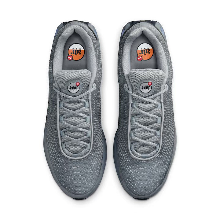 NIKE AIR MAX DN GREY AND ORANGE