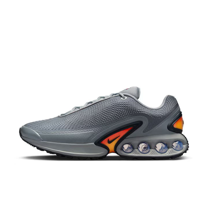 NIKE AIR MAX DN GREY AND ORANGE