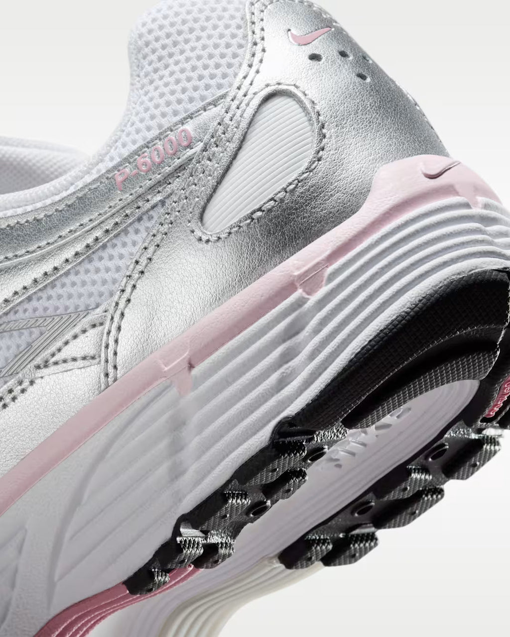 Nike P-6000 White Elemental Pink Metallic Silver BV1021-108 Nike